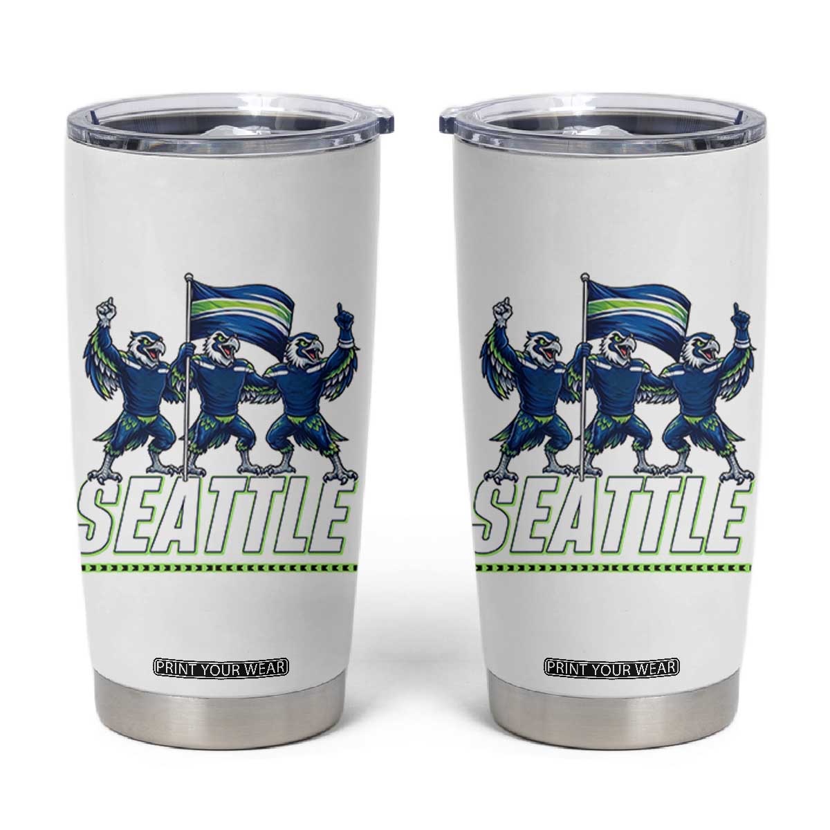 Seattle Fan Pride Victory Celebration Tumbler Cup Gift For Sports Lovers TS12 White Print Your Wear