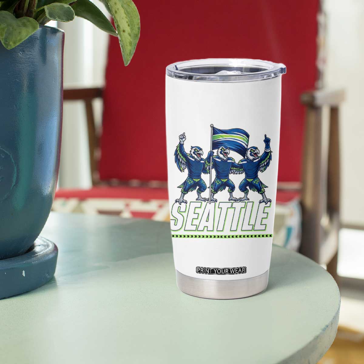 Seattle Fan Pride Victory Celebration Tumbler Cup Gift For Sports Lovers TS12 Print Your Wear