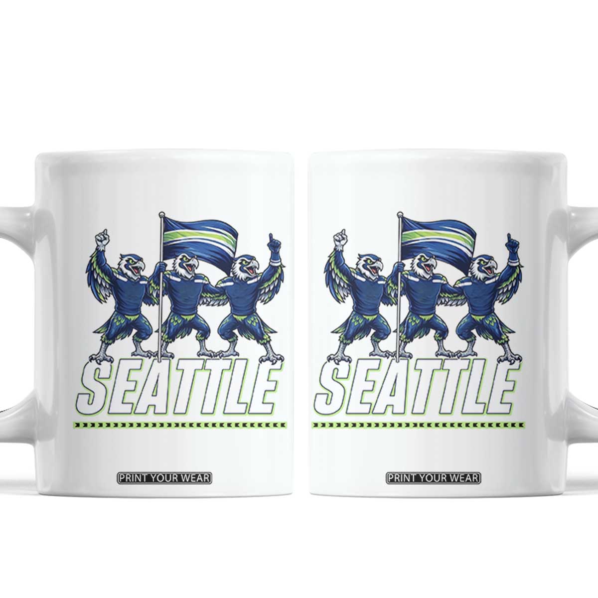 Seattle Fan Pride Victory Celebration Coffee Mug Gift For Sports Lovers TS12 White Print Your Wear