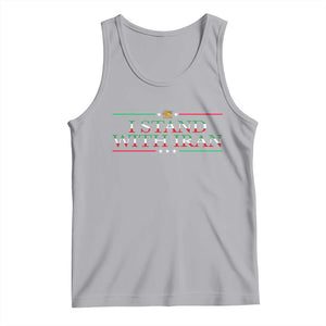 I Stand With Iran Tank Top Freedom For Iran 2026 Resistance Movement TS12 Athletic Heather Print Your Wear