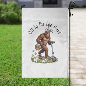 Funny Easter Bigfoot Garden Flag Off To The Egg Hunt TS12 Print Your Wear