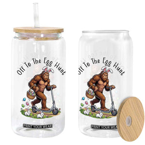Funny Easter Bigfoot Glass Can Off To The Egg Hunt TS12 Print Your Wear