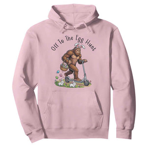 Funny Easter Bigfoot Hoodie Off To The Egg Hunt TS12 Light Pink Print Your Wear