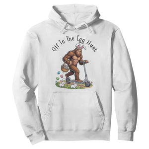 Funny Easter Bigfoot Hoodie Off To The Egg Hunt TS12 White Print Your Wear