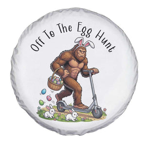 Funny Easter Bigfoot Spare Tire Cover Off To The Egg Hunt TS12 Print Your Wear