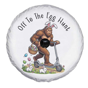 Funny Easter Bigfoot Spare Tire Cover Off To The Egg Hunt TS12 Print Your Wear