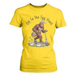 Funny Easter Bigfoot T Shirt For Women Off To The Egg Hunt TS12 Daisy Print Your Wear