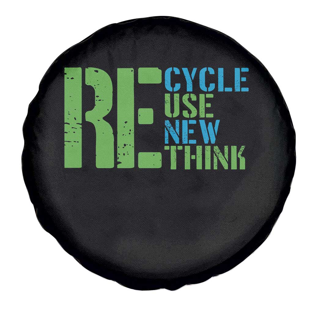 Recycle Reuse Renew Rethink Spare Tire Cover Earth Day TS12 Print Your Wear