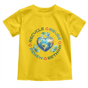 Recycle Reuse Renew Rethink Toddler T Shirt Zero Waste Life TS12 Daisy Print Your Wear