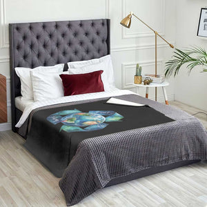 Earth Day Dont Be Trashy Throw Blanket Environmental Awareness Gift TS12 Print Your Wear