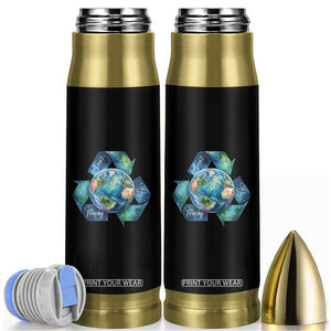 Earth Day Dont Be Trashy Bullet Tumbler Environmental Awareness Gift TS12 Black Print Your Wear