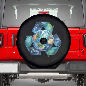 Earth Day Dont Be Trashy Spare Tire Cover Environmental Awareness Gift TS12 Black Print Your Wear