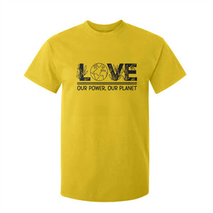 Earth Day 2026 T Shirt For Kid Our Power Our Planet TS12 Daisy Print Your Wear