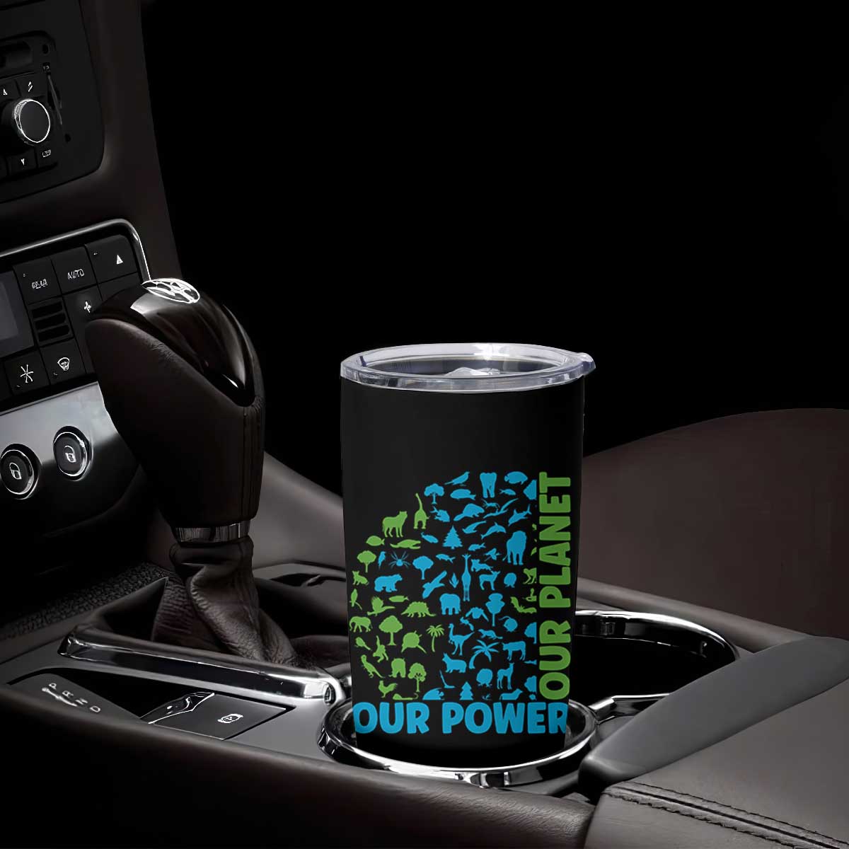 Earth Day Environmental Activism Tumbler Cup Our Power Our Planet TS12 Print Your Wear