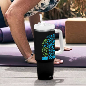 Earth Day Environmental Activism Tumbler With Handle Our Power Our Planet TS12 Print Your Wear