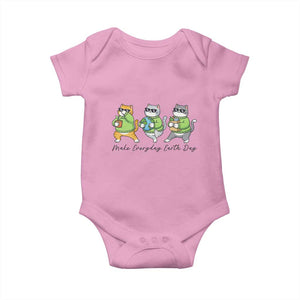 Make Everyday Earth Day Baby Onesie Eco Friendly Cat Lover TS12 Light Pink Print Your Wear