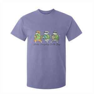 Make Everyday Earth Day T Shirt For Kid Eco Friendly Cat Lover TS12 Violet Print Your Wear