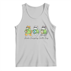 Make Everyday Earth Day Tank Top Eco Friendly Cat Lover TS12 Ash Print Your Wear