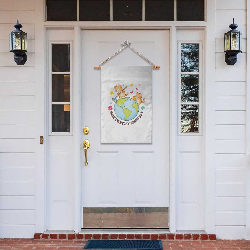 Make Everyday Earth Day Garden Flag Funny Cat Lover Gift TS12 Print Your Wear