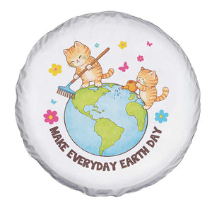 Make Everyday Earth Day Spare Tire Cover Funny Cat Lover Gift TS12 Print Your Wear