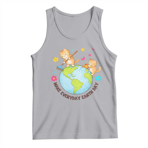 Make Everyday Earth Day Tank Top Funny Cat Lover Gift TS12 Athletic Heather Print Your Wear