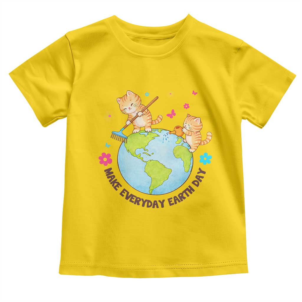 Make Everyday Earth Day Toddler T Shirt Funny Cat Lover Gift TS12 Daisy Print Your Wear