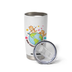 Make Everyday Earth Day Tumbler Cup Funny Cat Lover Gift TS12 Print Your Wear