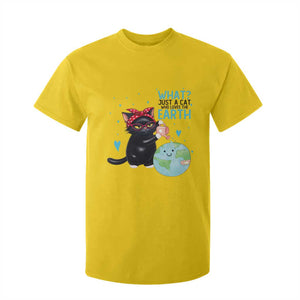 Just A Cat Who Loves The Earth T Shirt For Kid Earth Day Cat Lover Gift TS12 Daisy Print Your Wear