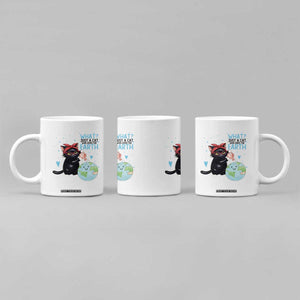 Just A Cat Who Loves The Earth Coffee Mug Earth Day Cat Lover Gift TS12 Print Your Wear