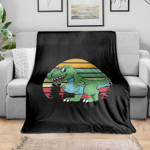 Funny Earth Day Dinosaur Lover Throw Blanket Save The Planet TS12 Print Your Wear