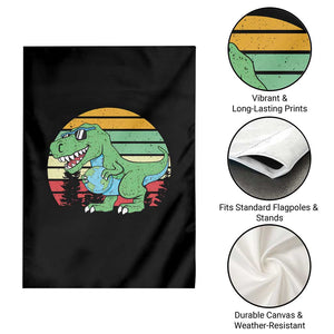 Funny Earth Day Dinosaur Lover Garden Flag Save The Planet TS12 Print Your Wear
