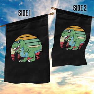 Funny Earth Day Dinosaur Lover Garden Flag Save The Planet TS12 Print Your Wear