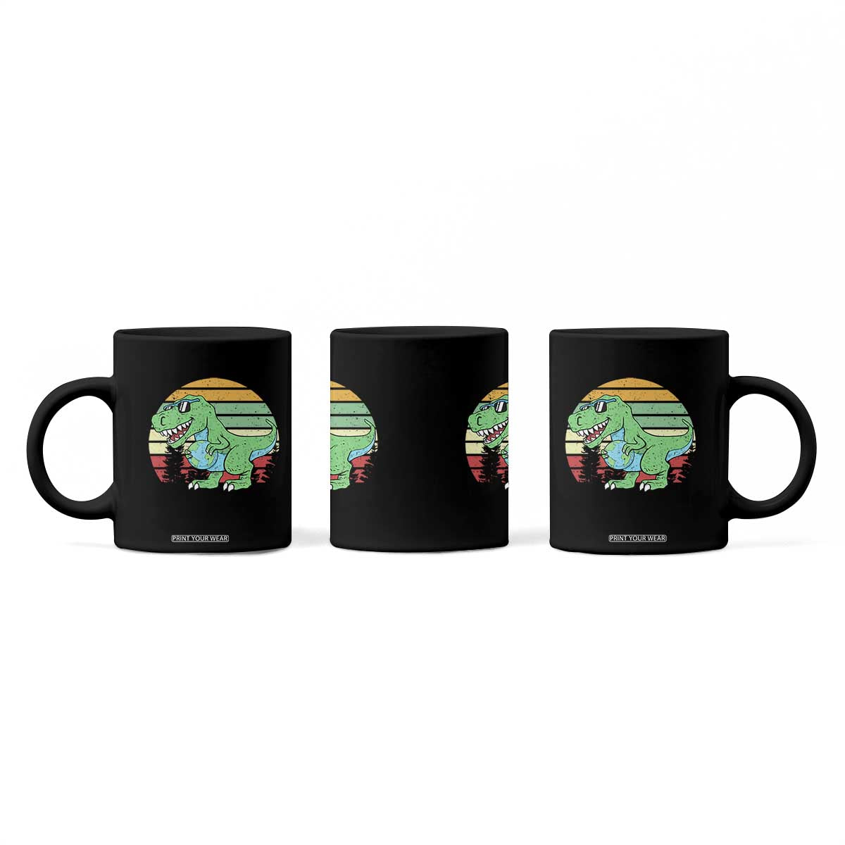 Funny Earth Day Dinosaur Lover Coffee Mug Save The Planet TS12 Print Your Wear