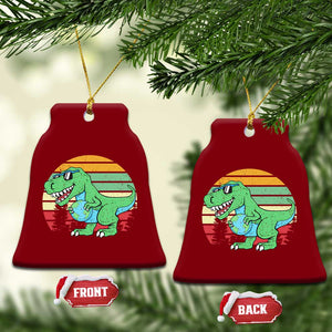Funny Earth Day Dinosaur Lover Ceramic Ornament Save The Planet TS12 Print Your Wear