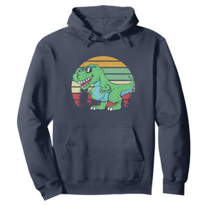 Funny Earth Day Dinosaur Lover Hoodie Save The Planet TS12 Navy Print Your Wear