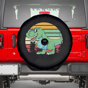 Funny Earth Day Dinosaur Lover Spare Tire Cover Save The Planet TS12 Black Print Your Wear