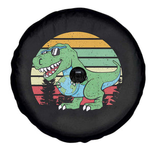 Funny Earth Day Dinosaur Lover Spare Tire Cover Save The Planet TS12 Print Your Wear