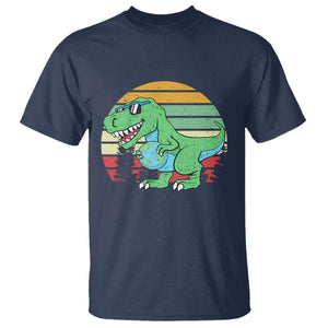 Funny Earth Day Dinosaur Lover T Shirt Save The Planet TS12 Navy Print Your Wear