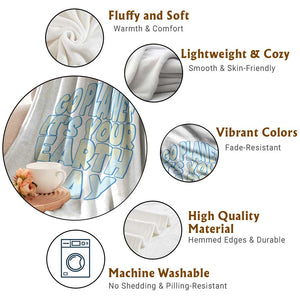 Go Planet It Is Your Earth Day Throw Blanket Environmental Activism TS12 Print Your Wear