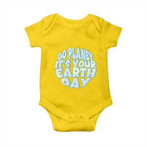 Go Planet It Is Your Earth Day Baby Onesie Environmental Activism TS12 Daisy Print Your Wear