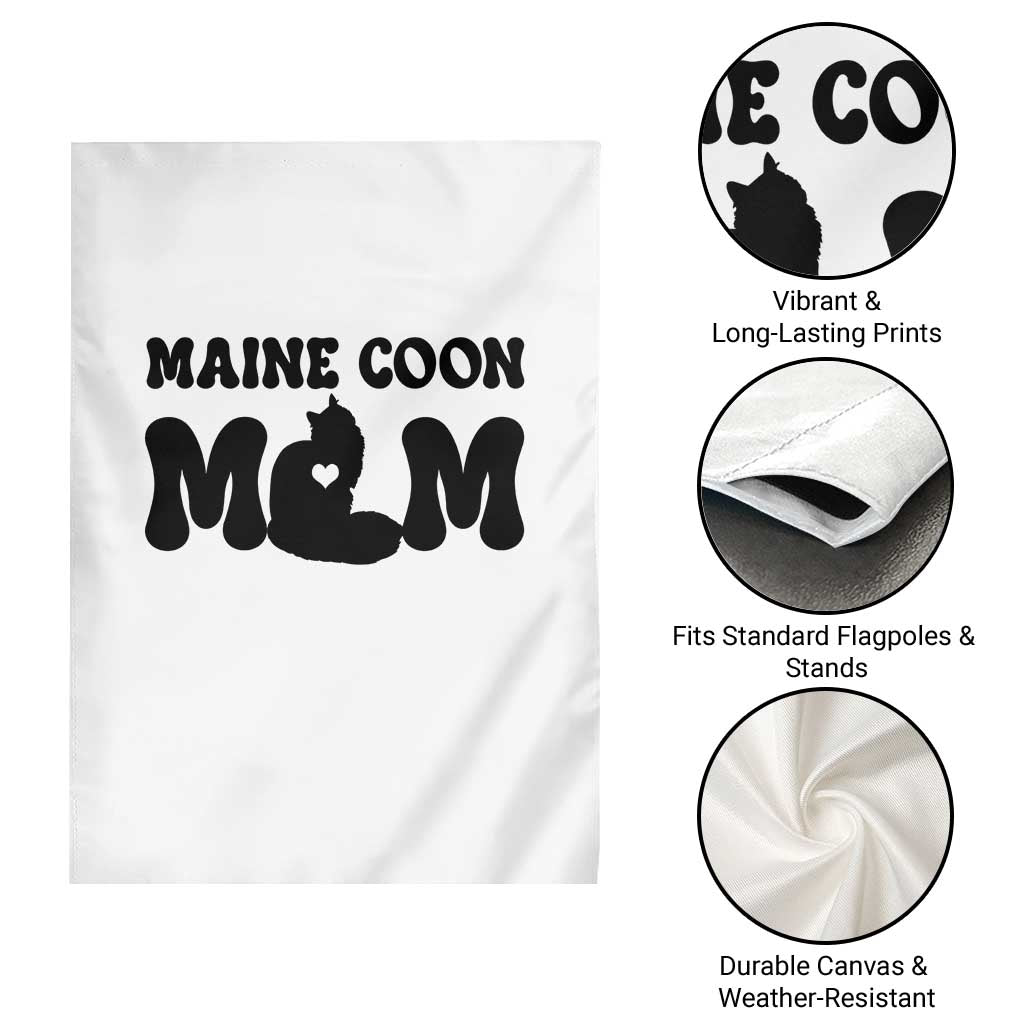 Maine Coon Mom Garden Flag Cat Lover Gift For Her TS12 Print Your Wear