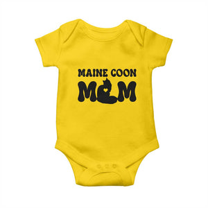 Maine Coon Mom Baby Onesie Cat Lover Gift For Her TS12 Daisy Print Your Wear