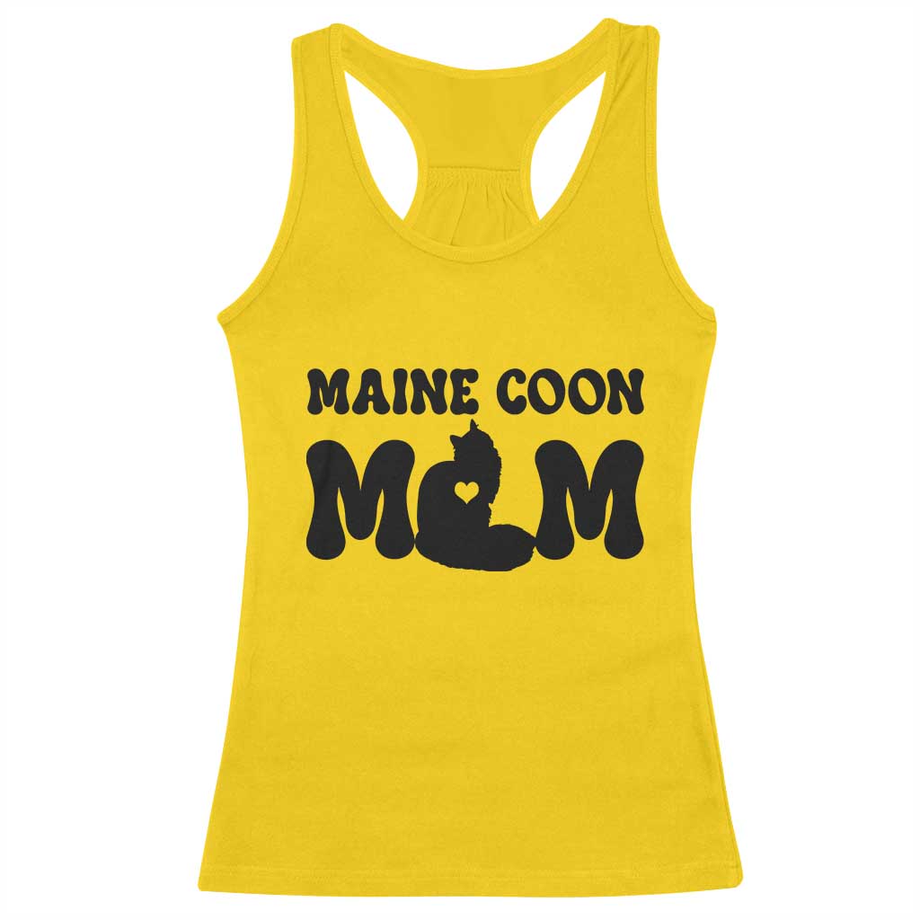 Maine Coon Mom Racerback Tank Top Cat Lover Gift For Her TS12 Daisy Print Your Wear