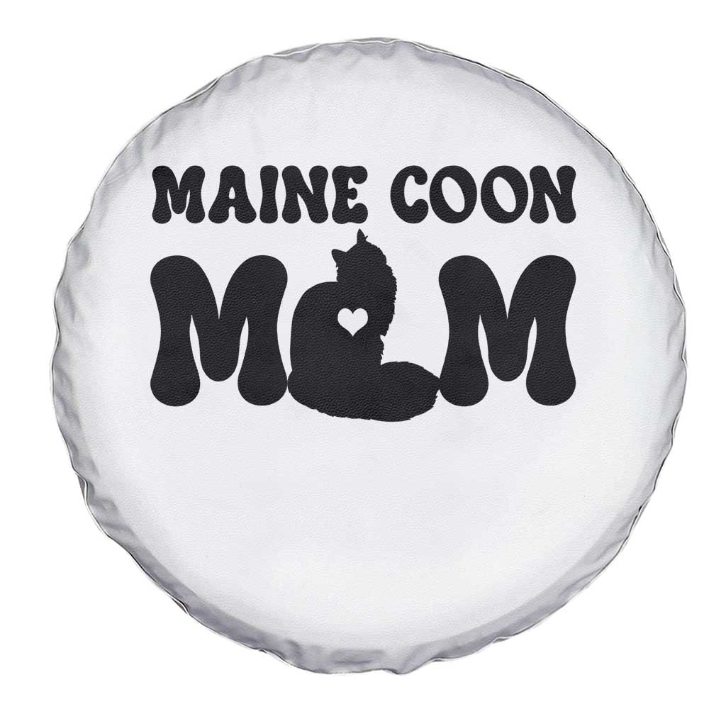 Maine Coon Mom Spare Tire Cover Cat Lover Gift For Her TS12 Print Your Wear