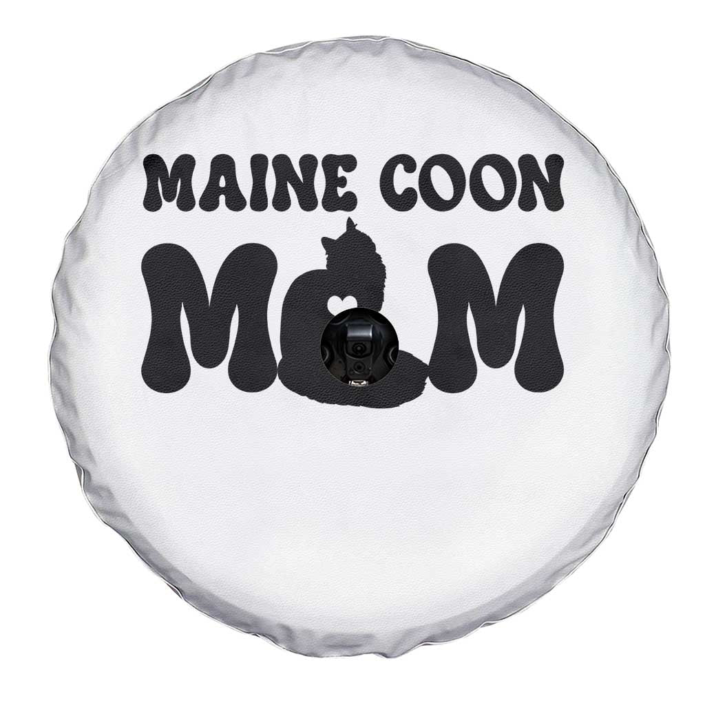 Maine Coon Mom Spare Tire Cover Cat Lover Gift For Her TS12 Print Your Wear