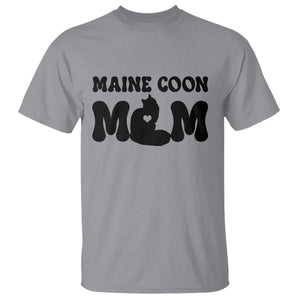 Maine Coon Mom T Shirt Cat Lover Gift For Her TS12 Sport Gray Print Your Wear