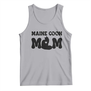 Maine Coon Mom Tank Top Cat Lover Gift For Her TS12 Athletic Heather Print Your Wear