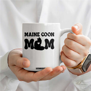 Maine Coon Mom Coffee Mug Cat Lover Gift For Her TS12 Print Your Wear
