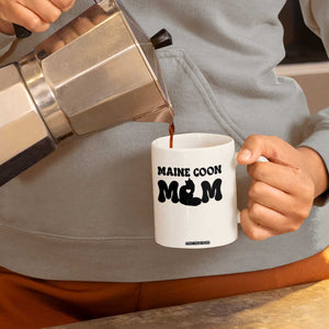 Maine Coon Mom Coffee Mug Cat Lover Gift For Her TS12 Print Your Wear