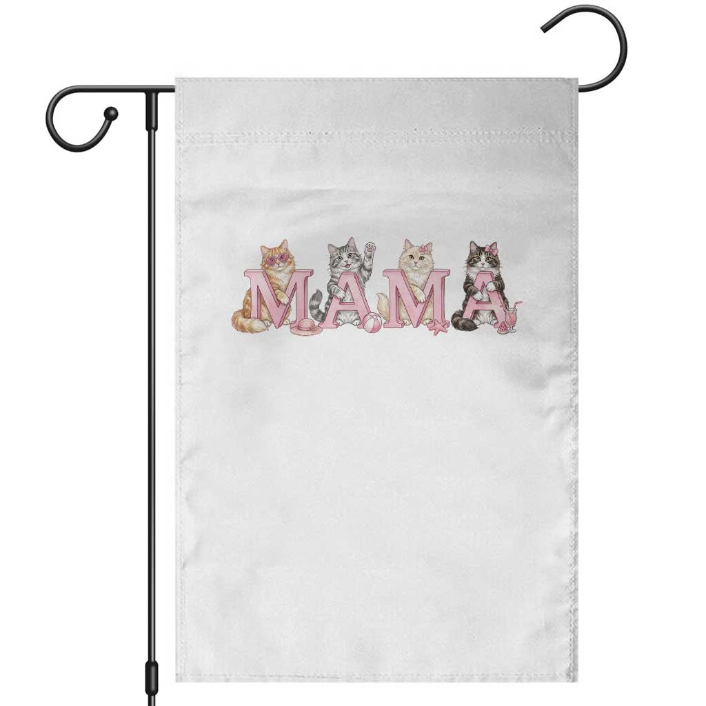 Proud Maine Coon Mama Garden Flag Cat Lover Gift TS12 White Print Your Wear